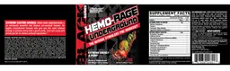 Label for Hemo-Rage Underground Fruit Punch