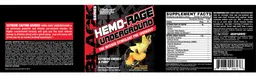 Label for Hemo-Rage Underground Peach Pineapple
