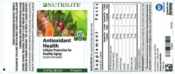 Label for Antioxidant Health
