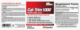 Label for Cal-Trim 1000