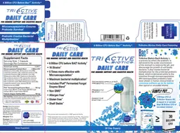 Label for TriActive Biotics Daily Care
