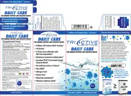Label for TriActive Biotics Daily Care