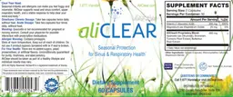Label for AliClear