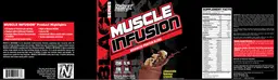 Label for Muscle Infusion Chocolate Banana Crunch