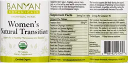 Label for Women's Natural Transition
