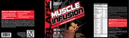 Label for Muscle Infusion Chocolate Peanut Butter Crunch