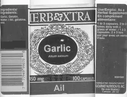 Label for Garlic