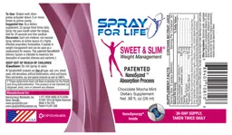 Label for Sweet & Slim Chocolate Mocha Mint