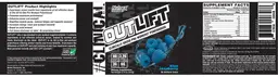 Label for Outlift Blue Raspberry