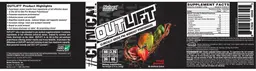 Label for Outlift Fruit Punch