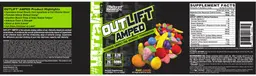 Label for Outlift Amped Fruit Candy