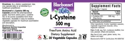 Label for L-Cysteine 500 mg