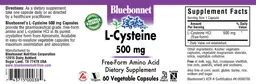 Label for L-Cysteine 500 mg