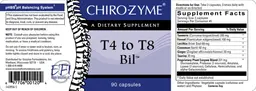 Label for T4 To T8 Bil