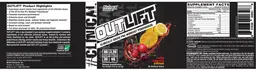 Label for Outlift Wild Cherry Citrus