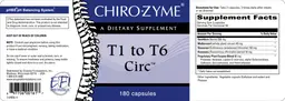 Label for T1 To T6 Circ