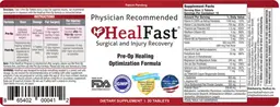 Label for Pre-Op Healing Optimization Formula