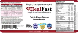 Label for Post-Op & Injury Recovery Support Formula