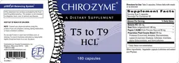 Label for T5 To T9 HCl