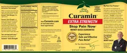 Label for Curamin Extra Strength