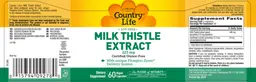 Label for Milk Thistle Extract 223 mg