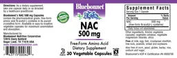 Label for NAC 500 mg