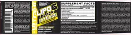 Label for Lipo6 Black Intense Ultra Concentrate