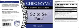 Label for S2 To S4 Para
