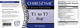 Label for T1 To T7 Rsp