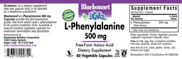Label for L-Phenylalanine 500 mg