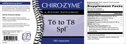 Label for T6 To T8 Spl
