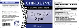 Label for C1 To C3 Sym