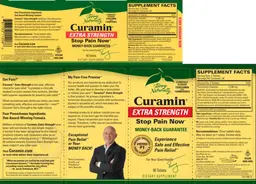 Label for Curamin Extra Strength