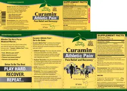 Label for Curamin Athletic Pain