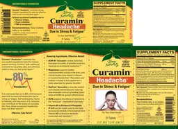 Label for Curamin Headache