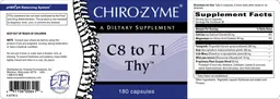 Label for C8 To T1 Thy