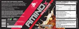 Label for AminoX Cola Flavor