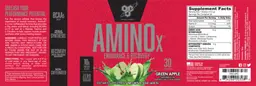 Label for AminoX Green Apple