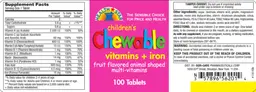 Children's Chewable Vitamins + Iron