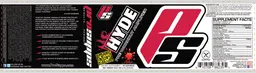 Label for Mr Hyde Pre Workout Amplifier Punch