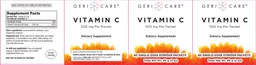 Label for Vitamin C 500 mg