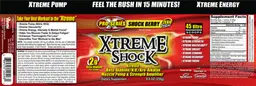 Label for Xtreme Shock Shock Berry