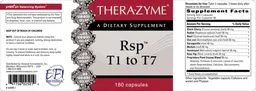 Label for Rsp T1 To T7