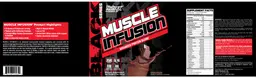 Label for Muscle Infusion Chocolate