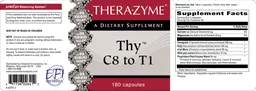 Label for Thy C8 To T1