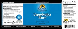 Label for Caprobiotics Plus+