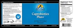Label for Caprobiotics Plus+
