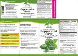 Label for Peppermint Forte