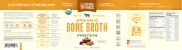Label for Organic Bone Broth Protein Turmeric