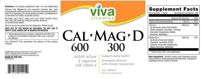 Cal 600-Mag 300-D